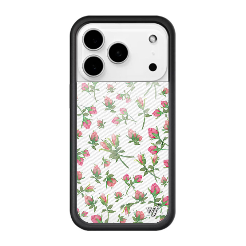 Wildf联名勿忘我花卉Forget Me Not Floral适用iPhone16/15/14/Pro/Max/Plus苹果13Pro手机壳wf防摔保护套