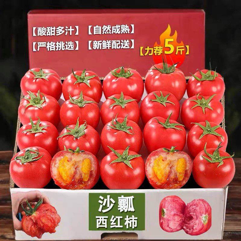 正宗普罗旺斯西红柿新鲜陕西当季沙瓤自然熟生吃鲜水果大番茄蔬菜,水产肉类/新鲜蔬果/熟食,番茄,淘宝优惠券,粉丝福利购,淘宝优惠卷