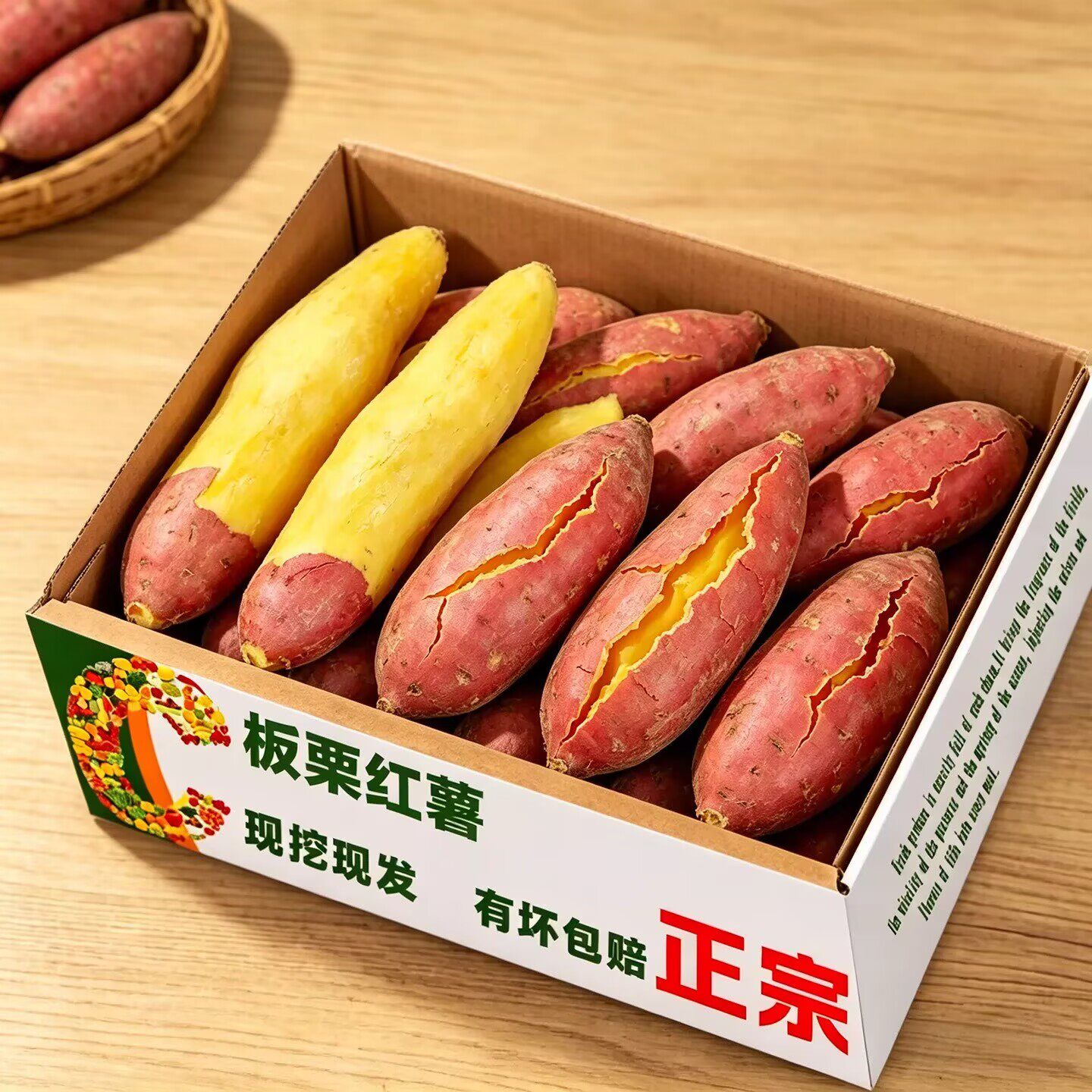 正宗板栗红薯陕西临潼板栗