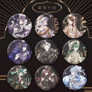 宝石之国磷叶石南极石紫水晶动漫二次元 吧唧谷子徽章痛包定制挂件