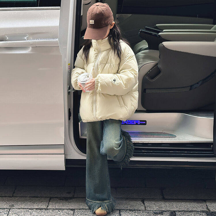 常规款其它面料女白鸭绒3岁羽绒服