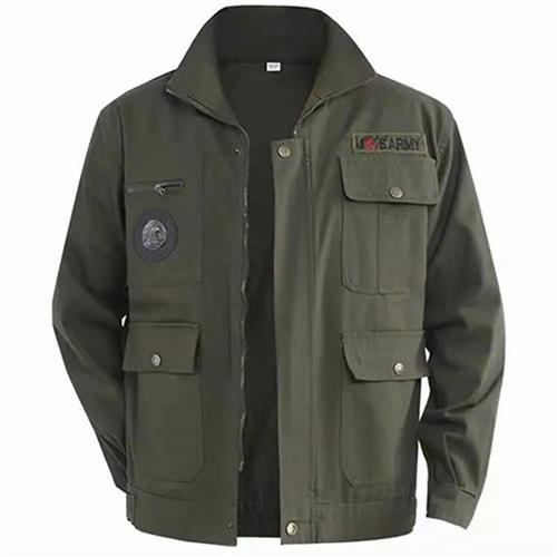 电焊上衣加厚工作服男单汽修防烫耐磨劳保长袖服外套汽修工装