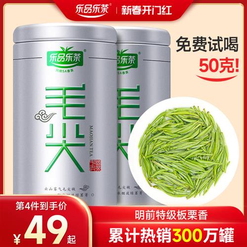 毛尖茶叶绿茶特级明前2023新茶春茶浓香散装茗茶自己喝官方旗舰店