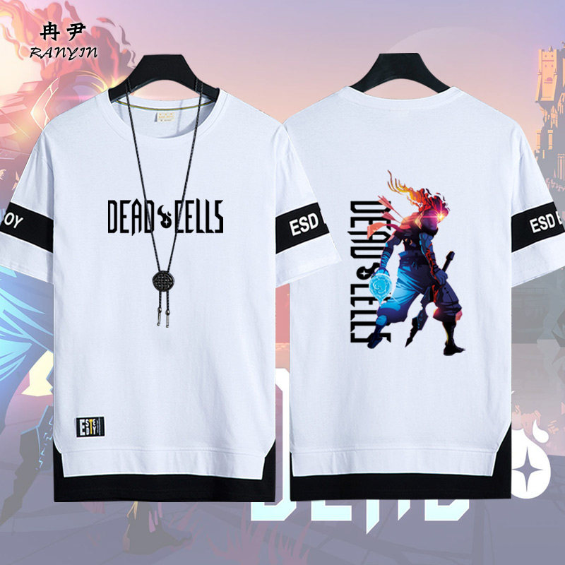 死亡细胞周边游戏dead cells休闲男青少年短袖t恤纯棉圆领衣服
