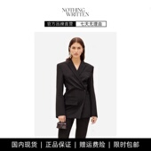 WRITTEN小众西服春秋羊毛双排扣休闲西装 NOTHING 外套女 现货