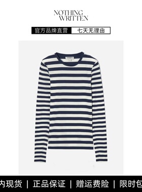 【现货】NOTHING WRITTEN修身版型圆领长袖指孔打底衫秋季新品