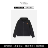 NOTHING 现货 WRITTEN内里蓄热羊毛混纺起绒连帽宽松卫衣外套