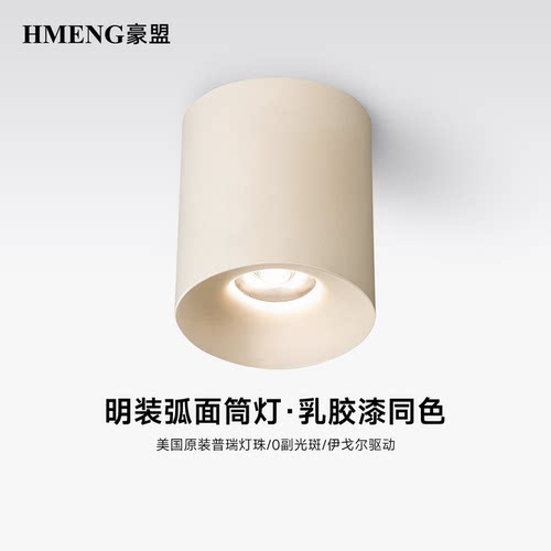 豪盟明装防眩无主灯筒灯