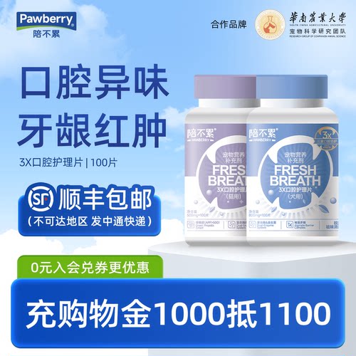 陪不累3X口腔护理片灭口气