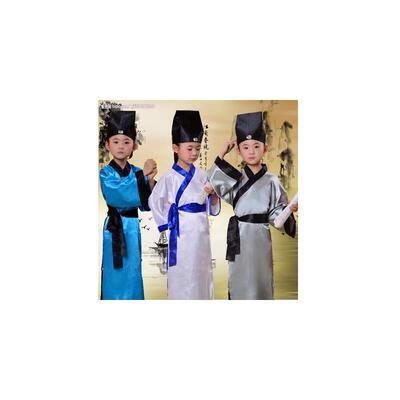 儿童古装汉中性书童演出