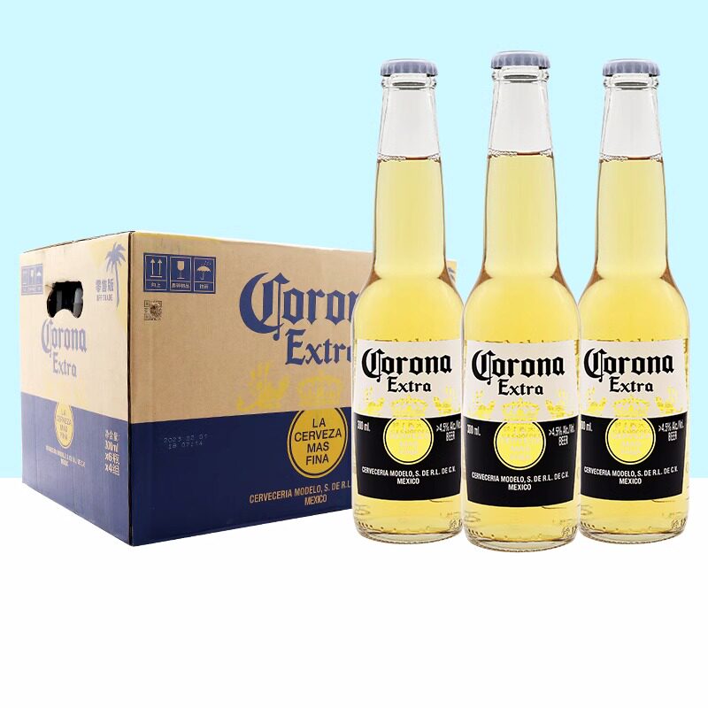 corona科罗娜精酿啤酒300ml*24瓶整箱家庭聚会生日宴请聚餐新日期