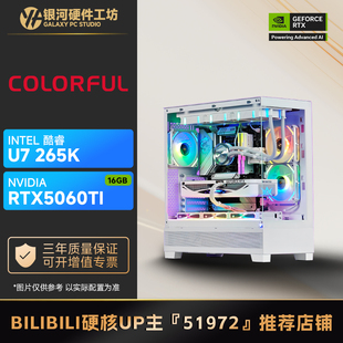 RTX5060Ti 战斧 14600KF 265K网游游戏DIY主机 Ultra 七彩虹