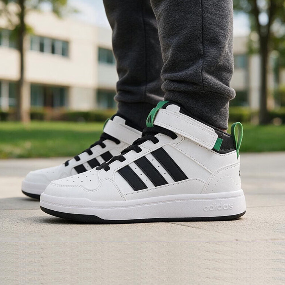 滔搏adidas阿迪达斯儿童COMFICOURT魔术贴板鞋运动休闲鞋LB6006