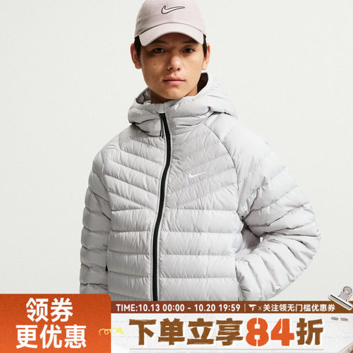 NIKE耐克男子AS NK WR LTWT FL MCRO运动休闲羽绒服JA0742-097