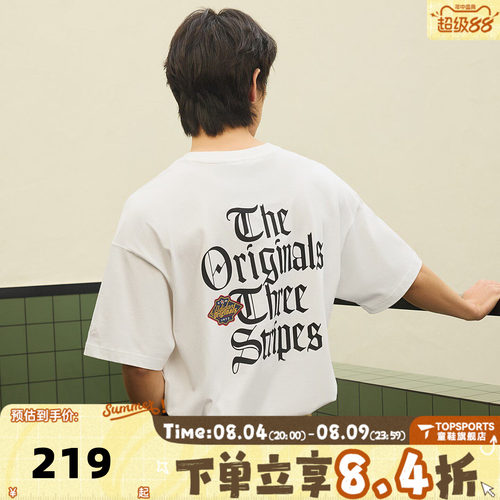 adidas阿迪达斯三叶草男子OG M TEE SS 2运动休闲短袖T恤KT3041