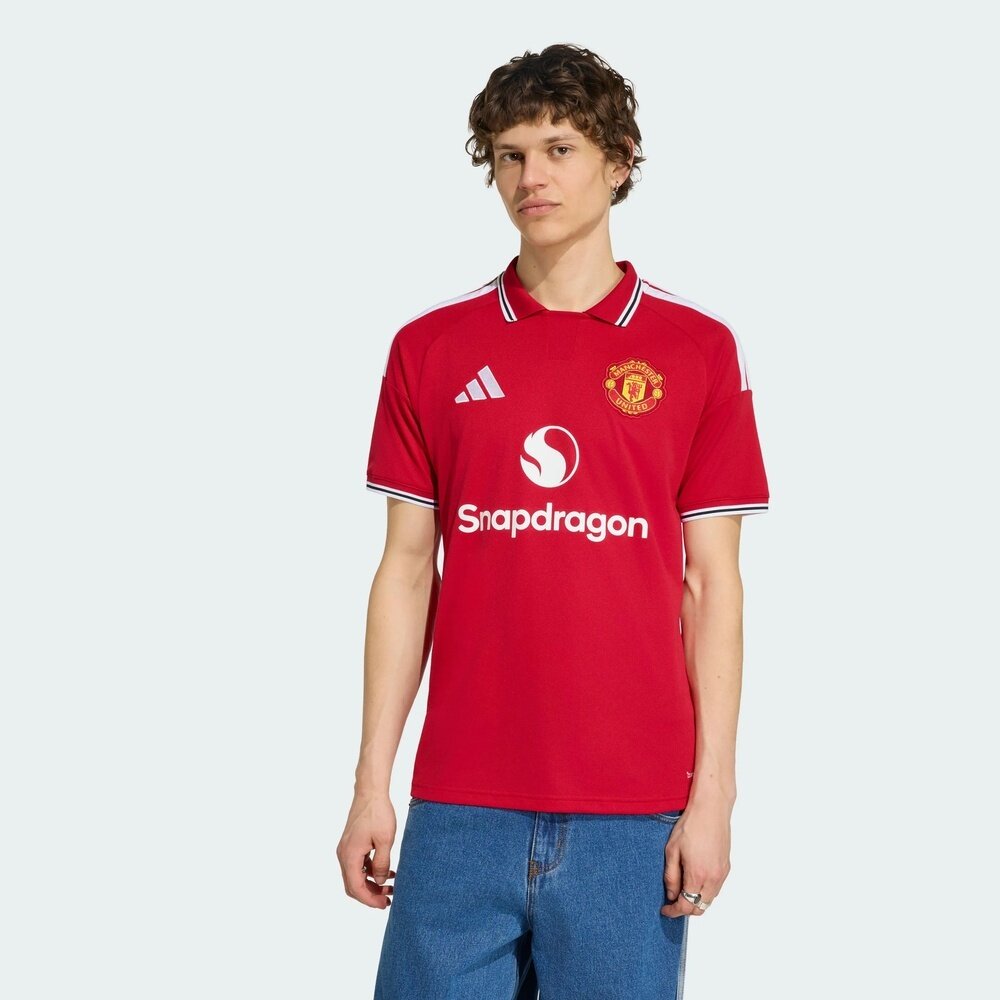 滔搏adidas阿迪达斯男子MUFC H JSY曼联运动休闲短袖T恤KA6871