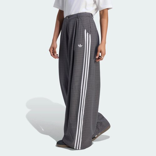 滔搏adidas阿迪达斯三叶草女子CHECKS TROUSER运动休闲长裤LD5340