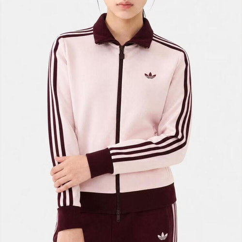滔搏adidas阿迪达斯三叶草女子CLASSIC TT运动休闲夹克外套KX4264