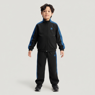 adidas阿迪达斯三叶草男小童三条纹运动休闲外套长裤套装KW1187