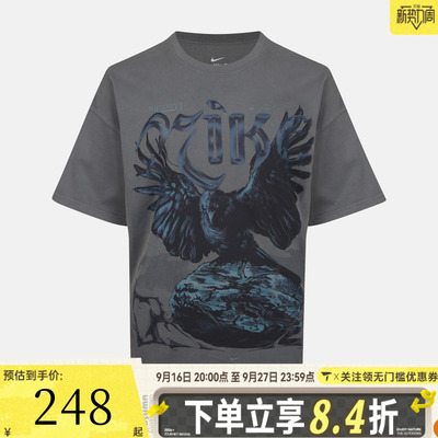 NIKE耐克男子AS TEE SUMMIT OS CROW运动休闲短袖T恤IM5037-065