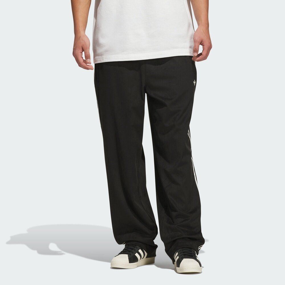 adidas阿迪达斯三叶草男子直筒冬季经典三条纹运动休闲长裤KS4252
