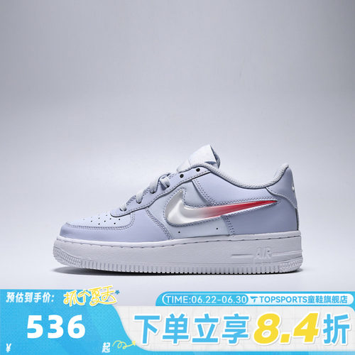 NIKE耐克大童AIR FORCE 1 JES (GS)运动休闲鞋IR0595-001