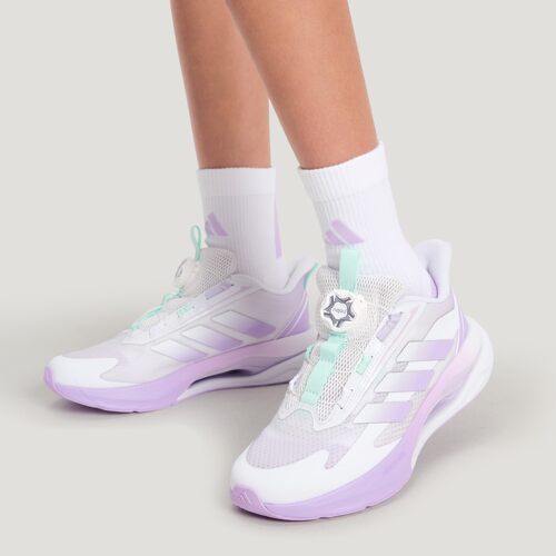 adidas阿迪达斯女大童LIGHTDART HABU J旋钮运动训练跑步鞋KH5658