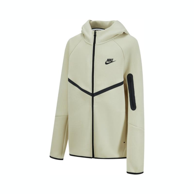 NIKE耐克大童B NSW TCH FLC FZ - PD运动针织连帽外套HV5867-234
