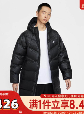 NIKE耐克男子WINDRUNNER STMNT PRKA运动休闲羽绒服HV2720-010