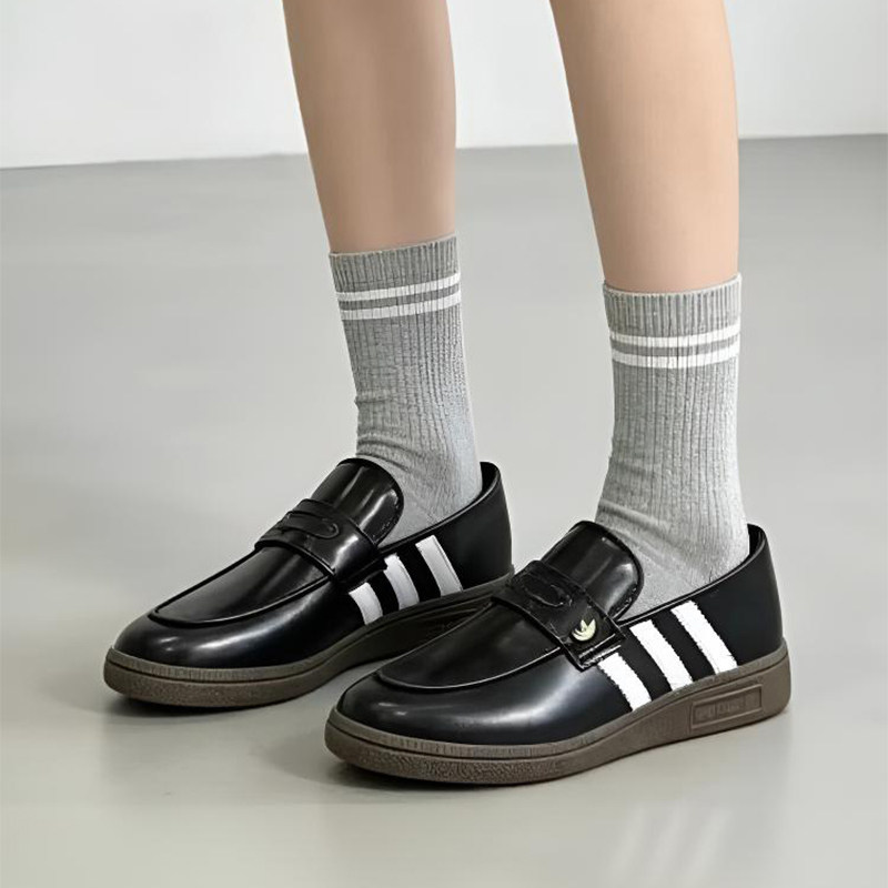 adidas阿迪达斯三叶草女子复古时尚百搭一脚蹬乐福鞋休闲鞋LC3903