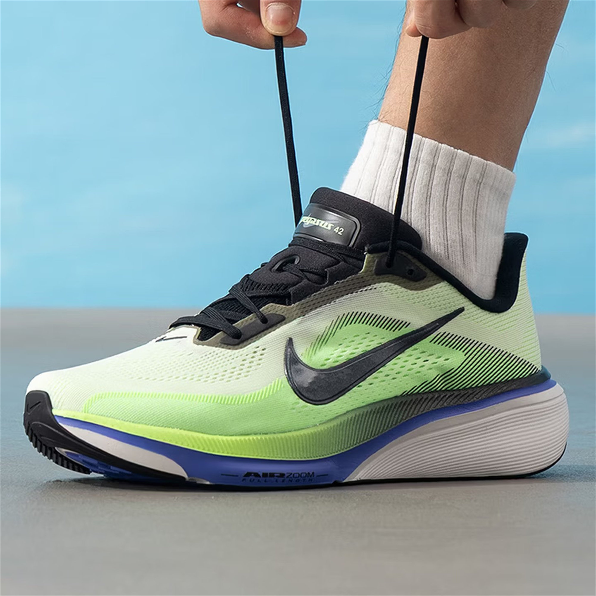 NIKE耐克男子AIR ZOOM PEGASUS 42飞马运动训练跑步鞋IB1873-702