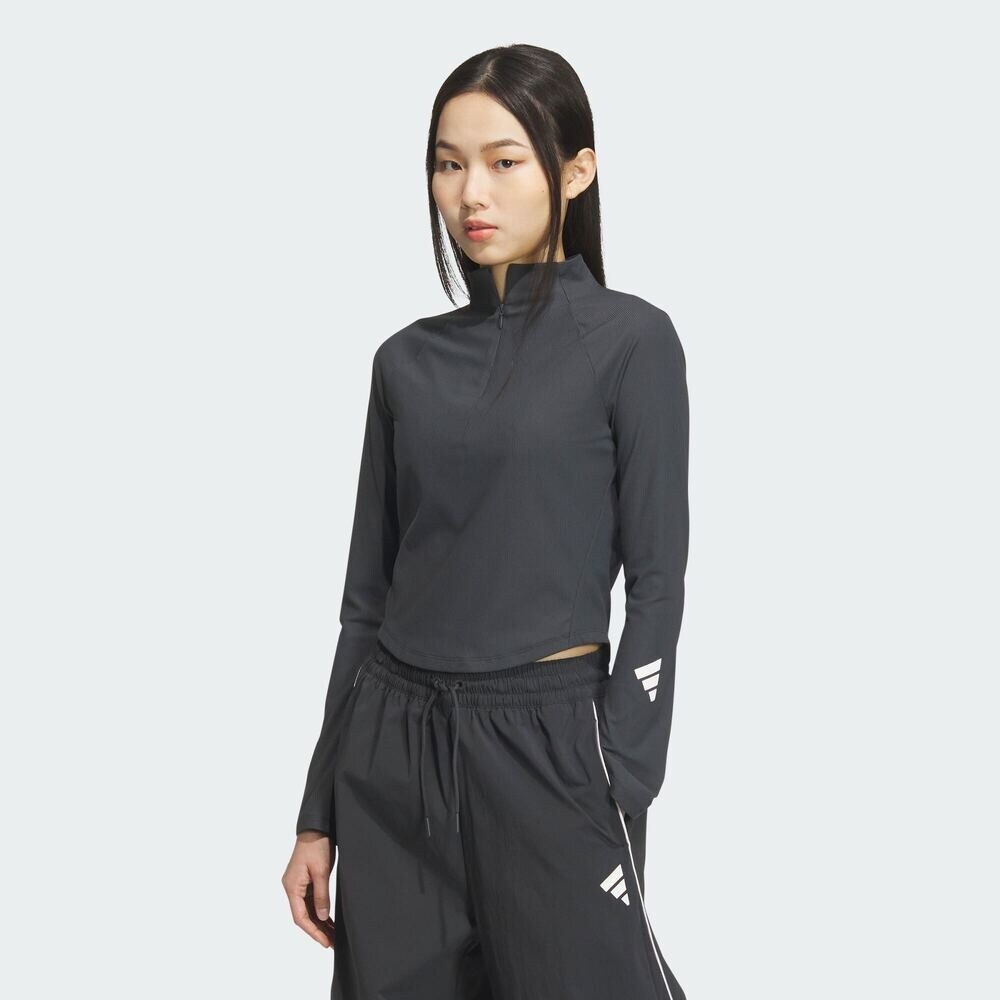 滔搏adidas阿迪达斯女子FUSTL W LS T运动休闲长袖T恤JM4278