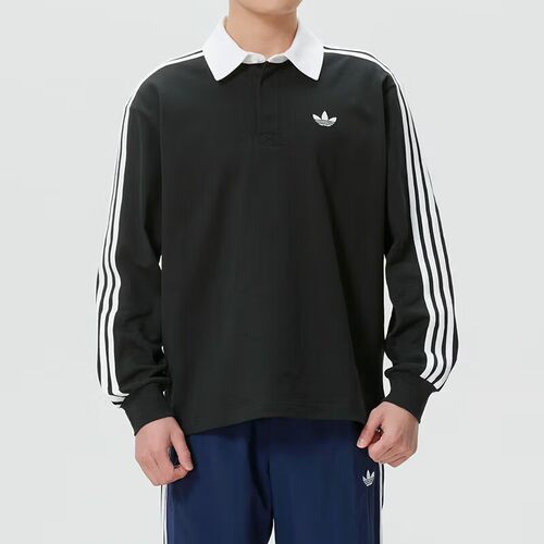 adidas阿迪达斯三叶草2026男子3S PL运动休闲长袖T恤KE3576