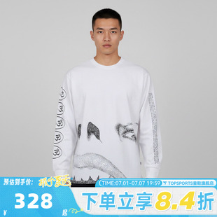 滔搏VANS范斯男子ED DAVIS LS TEE运动休闲长袖T恤VN000VT2JVY