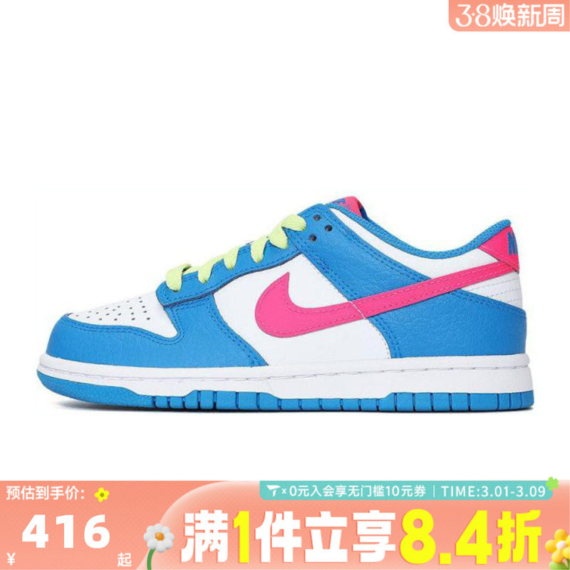 NIKE耐克男女童儿童鞋子DUNK经典大童运动休闲板鞋IB7747-406