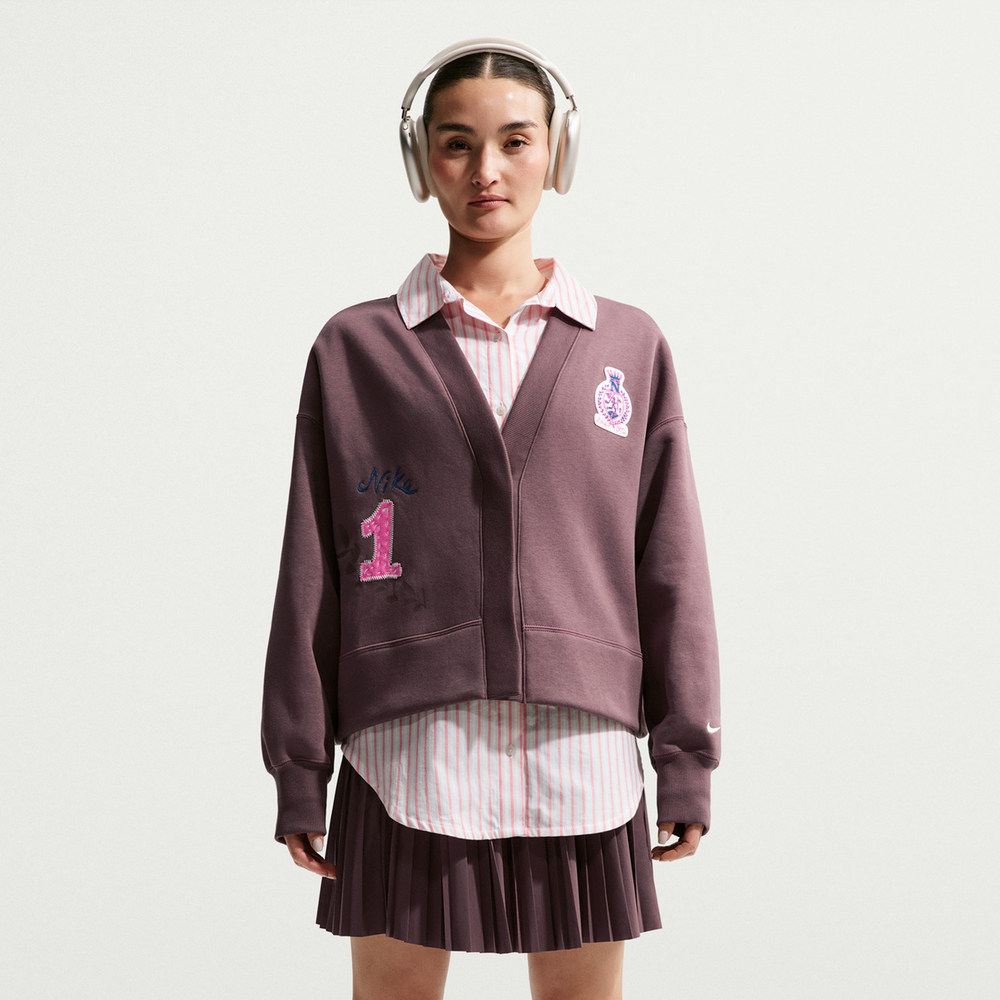 滔搏NIKE耐克女子运动休闲毛衣开衫外套IQ3944-515