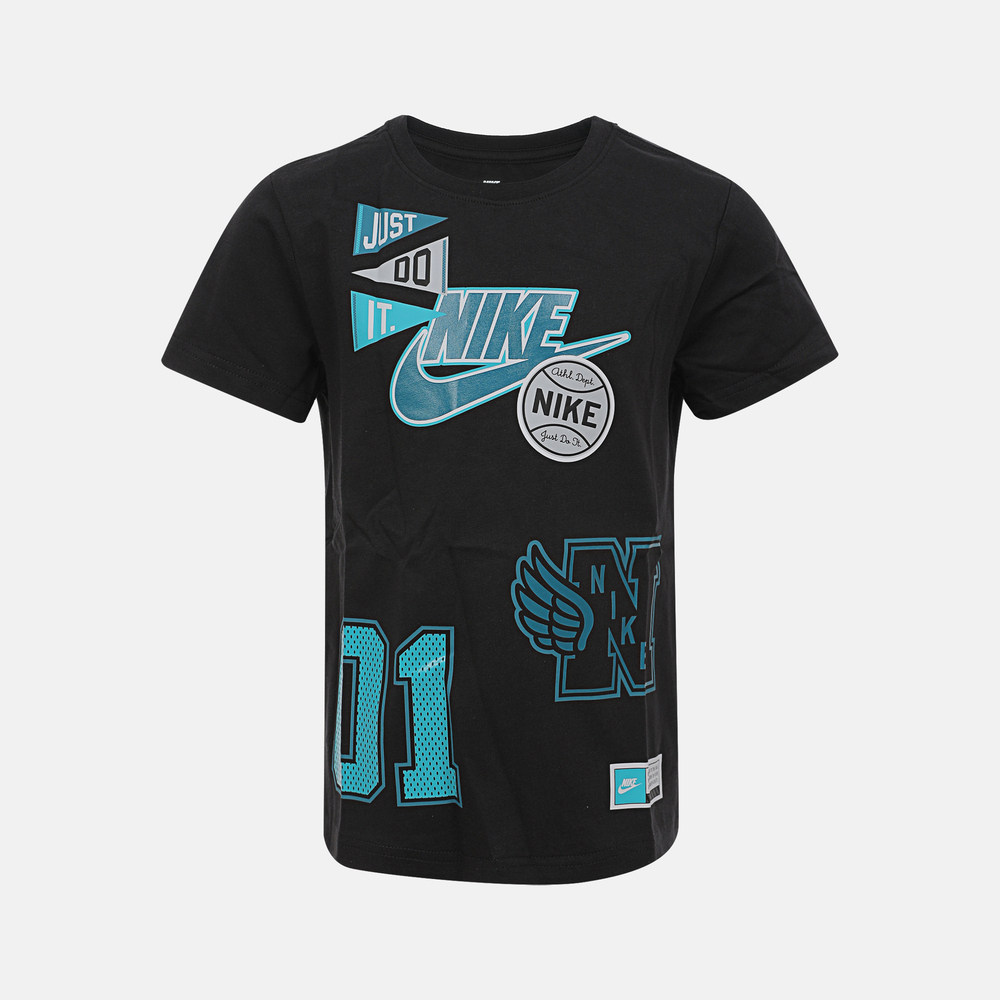 NIKE耐克男小童亲肤柔软时尚印花运动休闲短袖T恤NY2632002PS-002