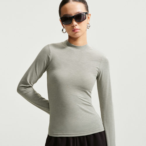 NIKE耐克女子AS NSW CHILL KNT LS TOP运动休闲长袖T恤IO2724-063