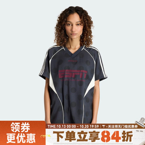滔搏adidas阿迪达斯三叶草女子JERSEY SS运动休闲短袖T恤KV1189