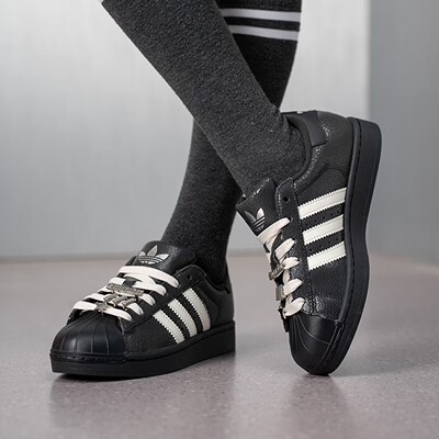 adidas阿迪达斯三叶草中性SUPERSTAR II W贝壳头运动休闲鞋IH1628