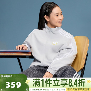 adidas阿迪达斯三叶草男大童JK WV TT运动健身夹克外套KW1182