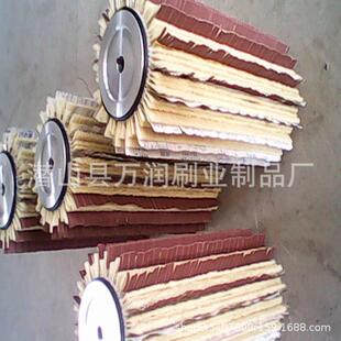 砂布条砂纸剑麻条毛刷异性砂光机配件木工家具凹槽线条打磨抛光辊