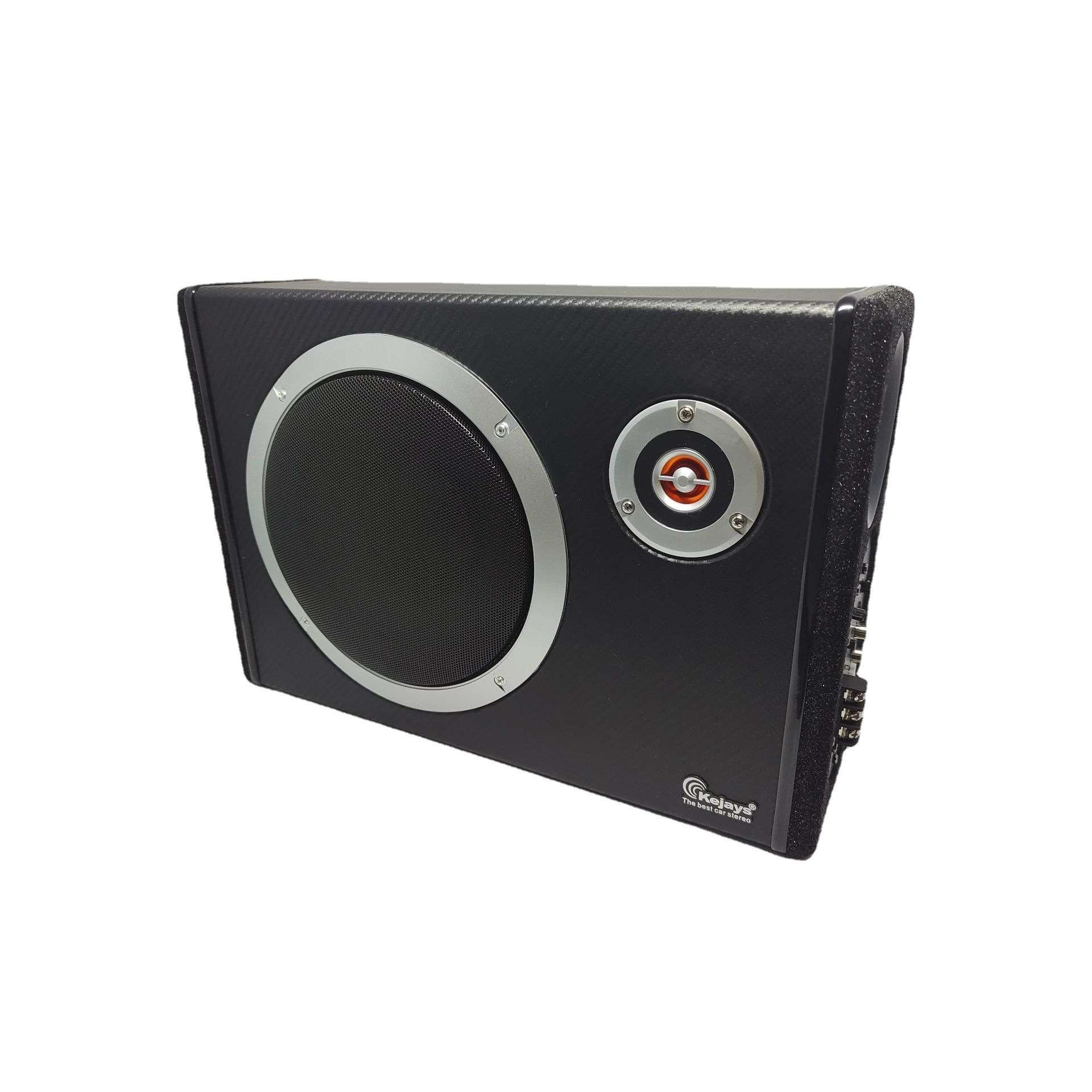 8寸方柜薄款汽车低音车载音响炮12V/24V大功率对管汽车超薄低音炮