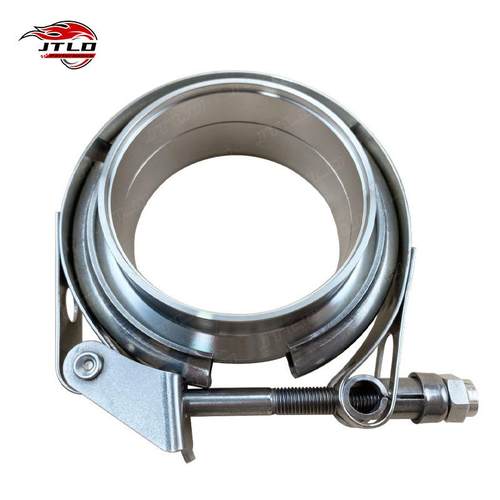 2.5英寸304不锈钢快放V型卡箍带法兰套件