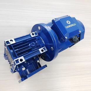 CMRV蜗轮蜗杆减速涡轮 200KW CARDELLI卡德利铸铝 铸铁电机0.25KW