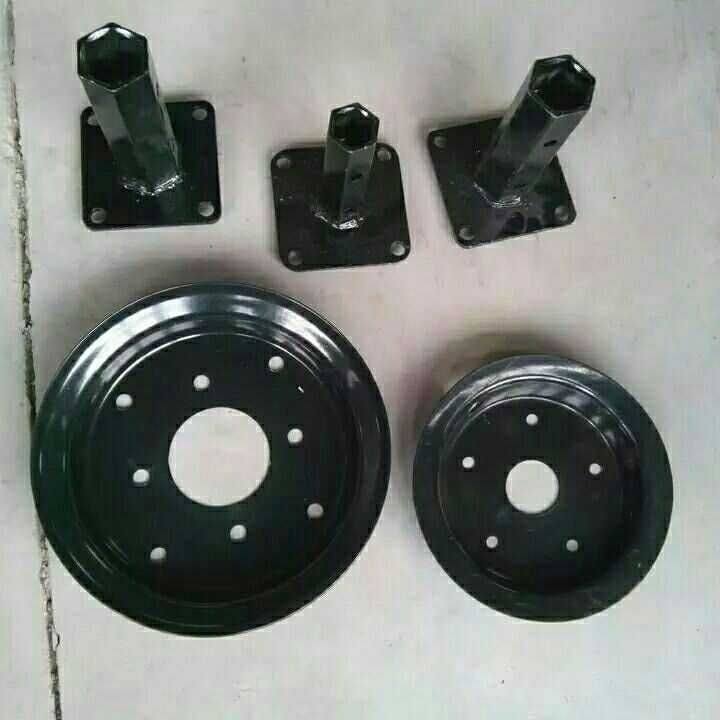 微耕机轮胎人字形轮胎400-8/350-6配六方轴橡胶轮胎农机配件