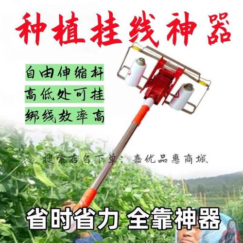 挂线神器豌豆种植专用荷兰豆四季爬藤绑线工具豇大鹏绕搭架绳四头