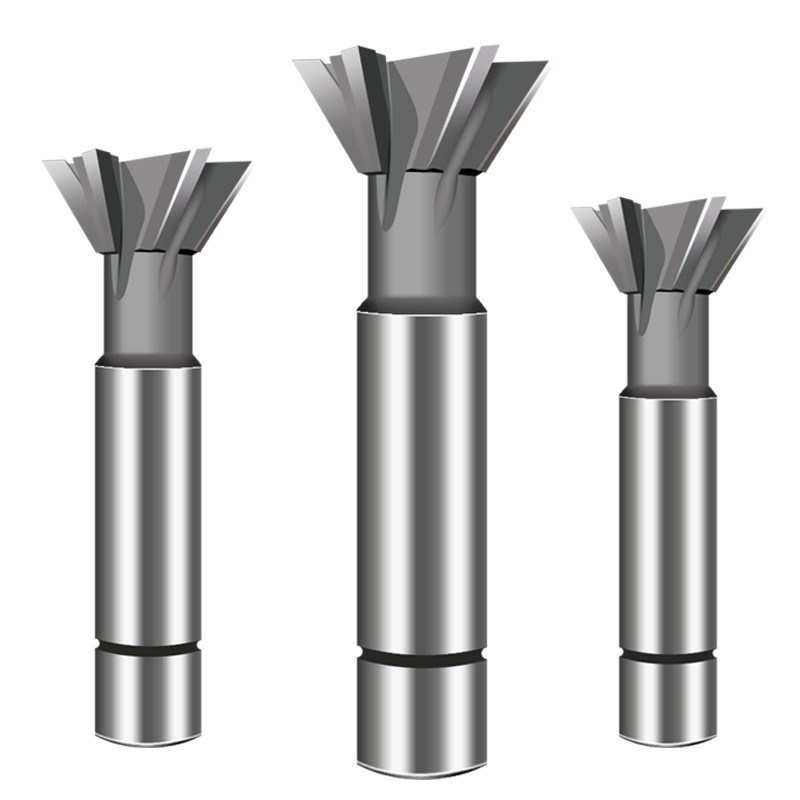 镶合金直柄燕尾槽铣刀45度钨钢55焊接60度16刀具20燕尾刀25斜刀