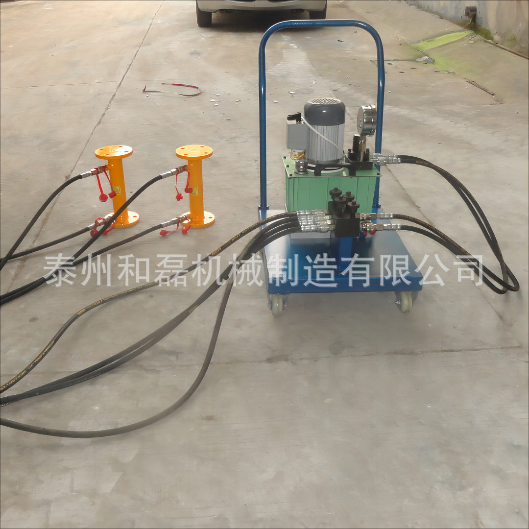 同步千斤顶 电动液压千斤顶 长行程分体式大吨位桥梁顶升同步油缸