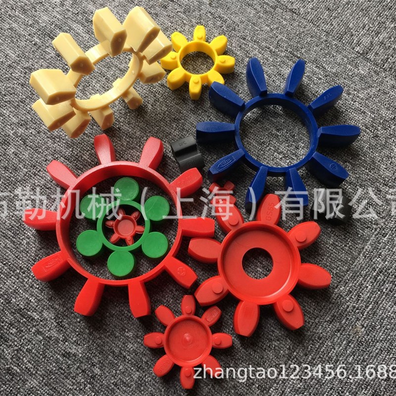 来安县电梯曳引机18ATF主机梅花联轴器胶垫/弹性体/缓冲垫红色8瓣